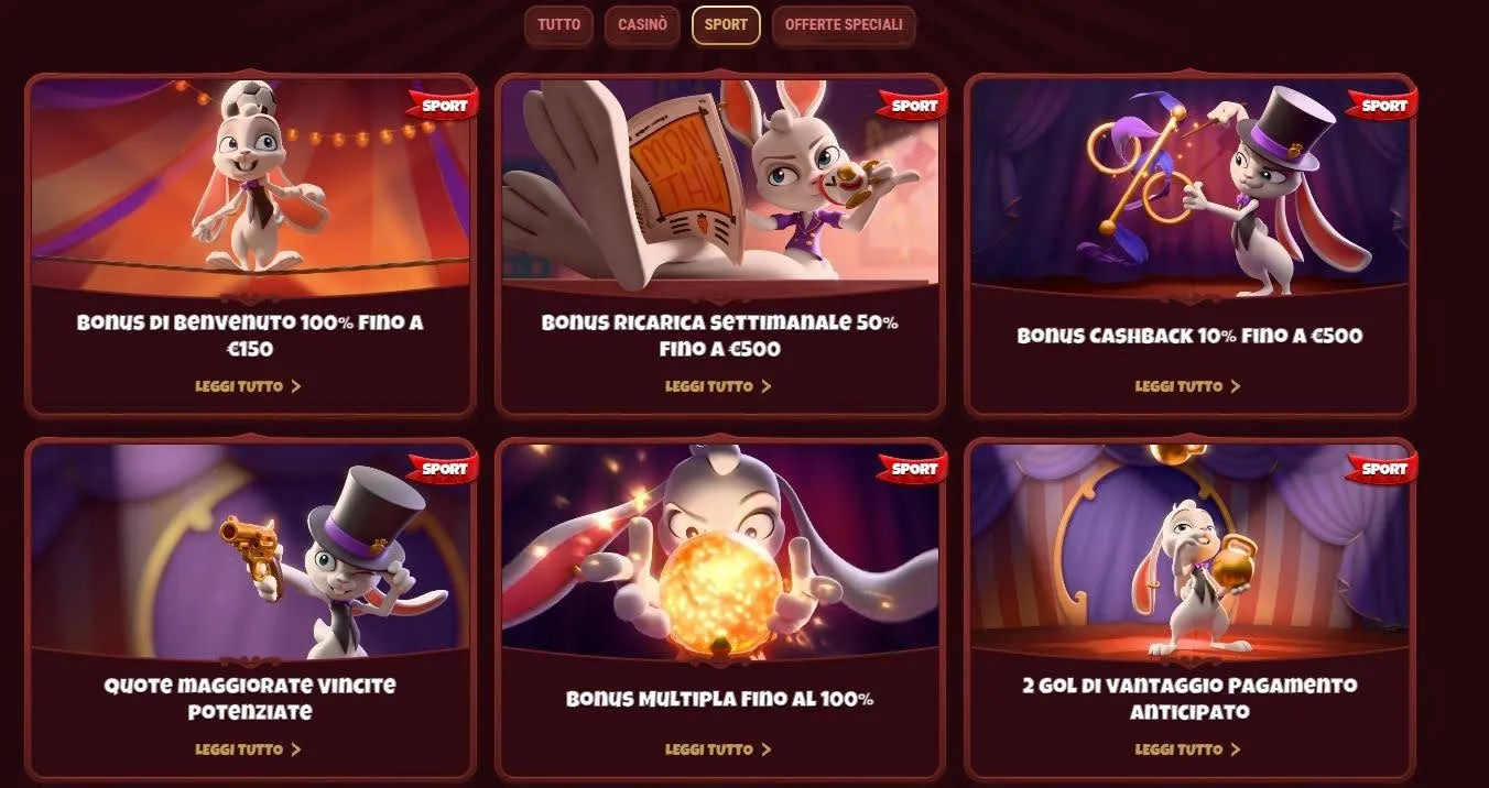 Bonus Casinò Magius